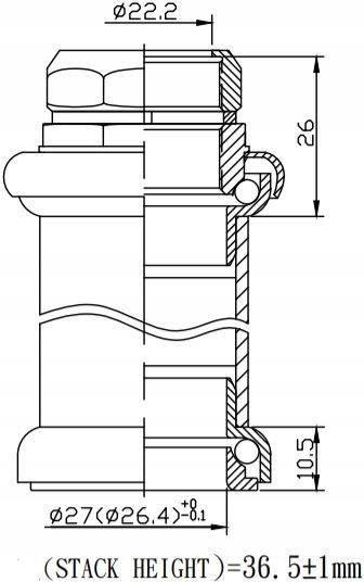 Neco H831 Argintiu Clasic Set Căști cu Șurub 1”