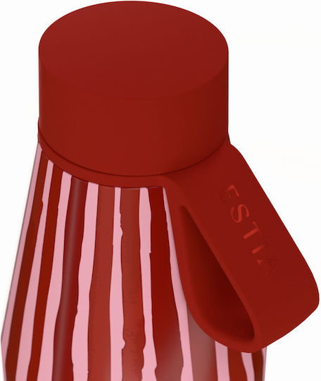 Estia Flow Save the Aegean Recyclable Thermos Bottle Stainless Steel BPA Free 500ml Viva Stripe