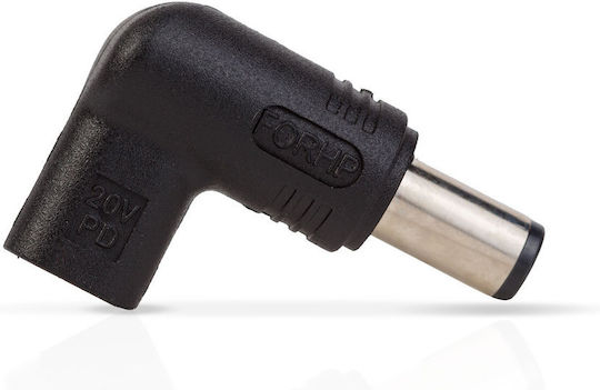 Usb C към DC 7.4x5mm HP 20V Адаптер Захранващ Конвертор за Лаптоп Тип C