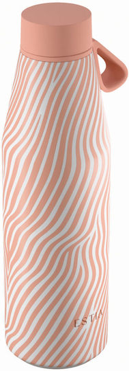 Estia Flow Save the Aegean Reciclabil Sticlă Termos Oțel inoxidabil Fără BPA 500ml Soft Ripple