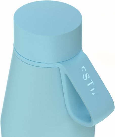Estia Flow Save the Aegean Recycelbare Thermosflasche Rostfreier Stahl BPA-frei 500ml Arctic