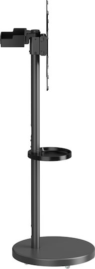 Brateck FS38-44TWE Βάση Τηλεόρασης Δαπέδου έως 65" και 50kg Μαύρο