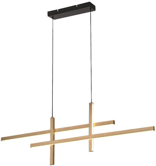 Rabalux LED Pendant Ceiling Light Black 117cm Rabalux LED Pendant Ceiling Light Black 117cm