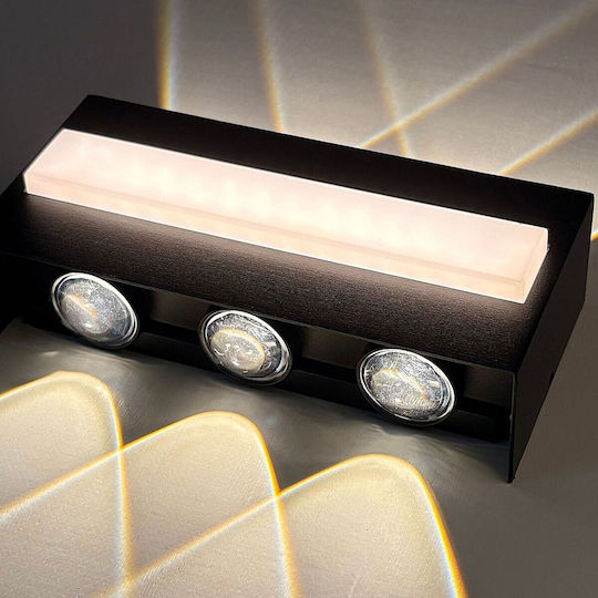 Home Lighting Стенно Външно Осветително Тяло Вградено LED 10W 3000K 17x4.7x8см Home Lighting Стенно Външно Осветително Тяло Вградено LED 10W 3000K 17x4.7x8см