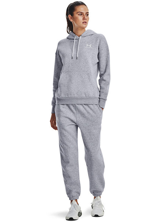 Παντελόνι Φόρμας με Λάστιχο Fleece Mod Gray Light Heather/ White
