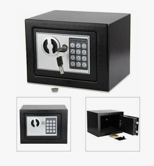 Safewell Hotel Safe with Digital Lock and Key M17xW23xH17cm Weight 2.5kg