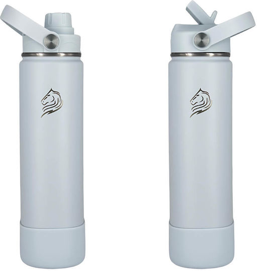 Cool'NMore Thermos Stainless Steel BPA Free 750ml Surf with Straw, Handle, Mouthpiece and Loop