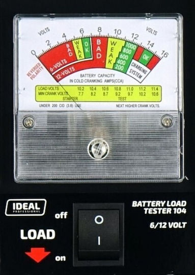 Ideal Lbt104 Digitaler Batterietester