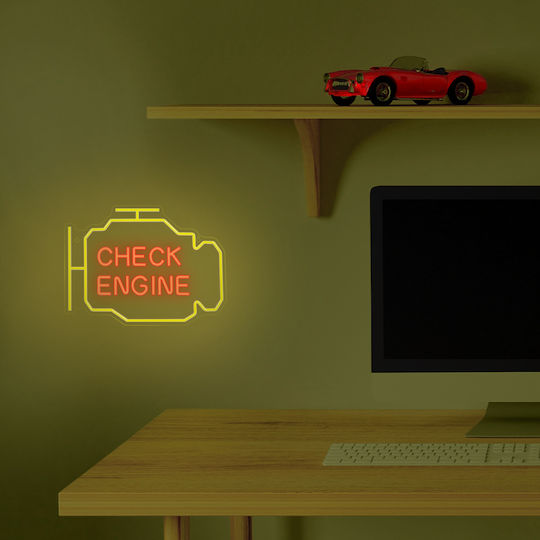 Neon Dekoratives Tischlampen Plexi LED
