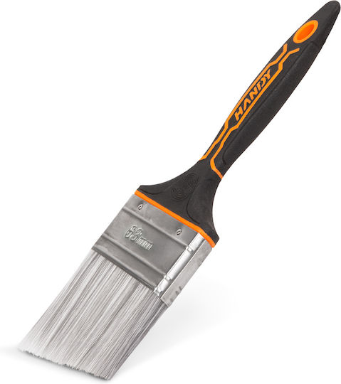 Pensulă De Pictură Unghiulară 2.5 Inch 63 Mm Mâner Din Plastic Ergonomic Spălabilă Pentru Vopsea Lac Patină