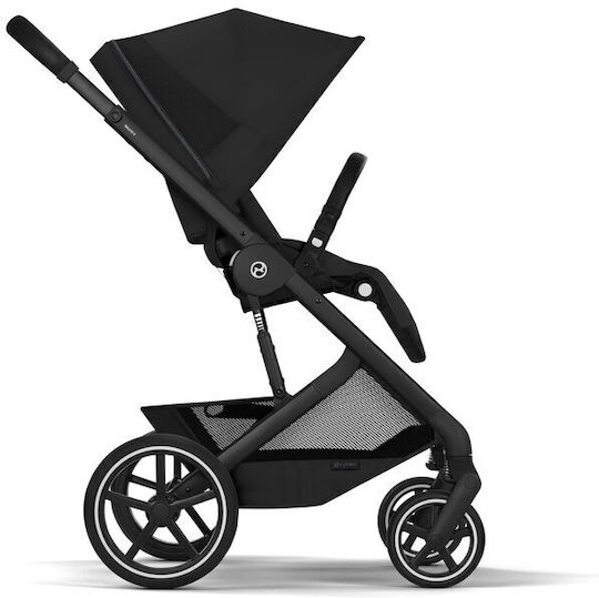Cybex Balios S Lux Reversible 2 in 1 Baby Stroller Suitable for Newborn Moon Black Frame Black 11.2kg