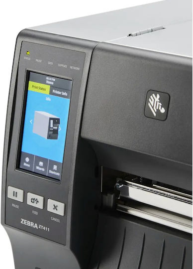 Zebra ZT411 Label Printer Thermal Transfer USB, Serial, Bluetooth, Ethernet 203 dpi