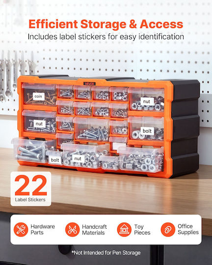 Vevor Plastic Tool Box Drawer