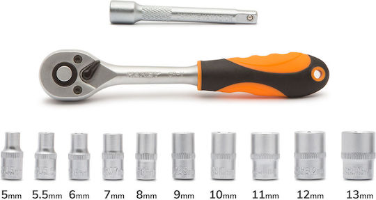 Alista Home Cheie cu clichet cu capete tubulare 1\4" 12 bucăți