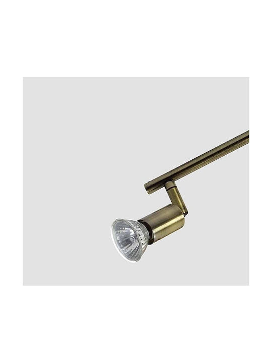 Home Lighting SE 140-BR1 Single Spot with Socket GU10 in Bronze Color
