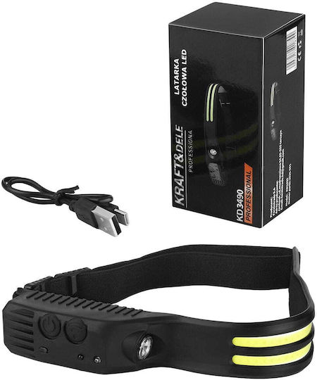 Kraft & Dele Rechargeable LED Head Flash Light