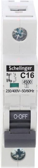 Bemko Automatischer Schutzschalter 16A Einpolig AC A02-G7-1P-C16