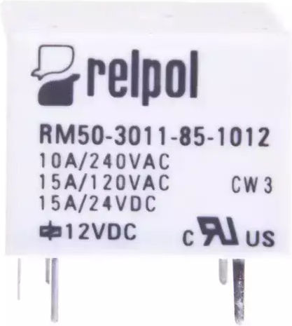 Relpol Phase Relays Verriegelung 10A Single Pole
