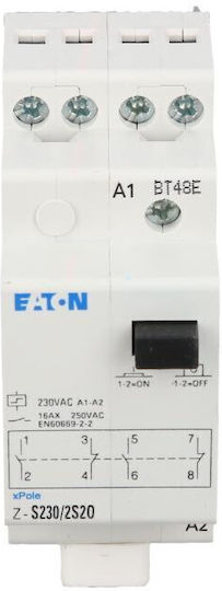 Eaton Реле На Релса 16A Двуполюсно С Напрежение 230V