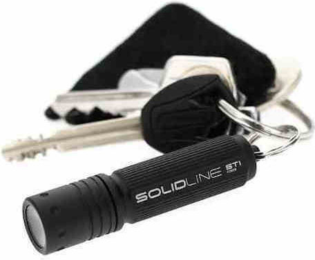 LedLenser Wiederaufladbar Taschenlampe LED IP54 mit maximaler Helligkeit 20lm Schwarz