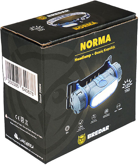 Lumenor Φακός Κεφαλής LED IPX4 με Μέγιστη Φωτεινότητα 150lm