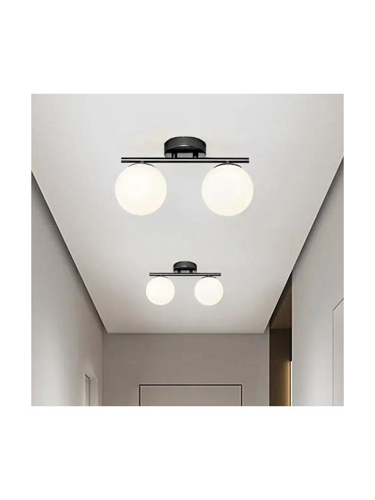 Luminastar Plafonieră de tavan 35cm Neagră