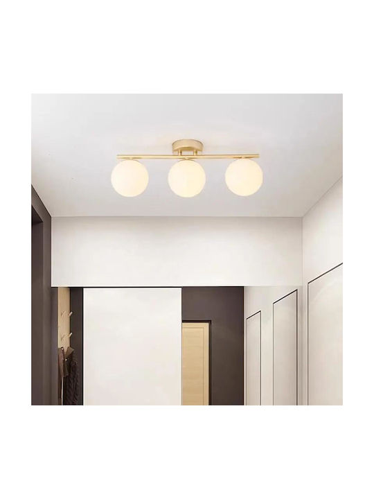 Luminastar Πλαφονιέρα Οροφής 40εκ. Λευκή