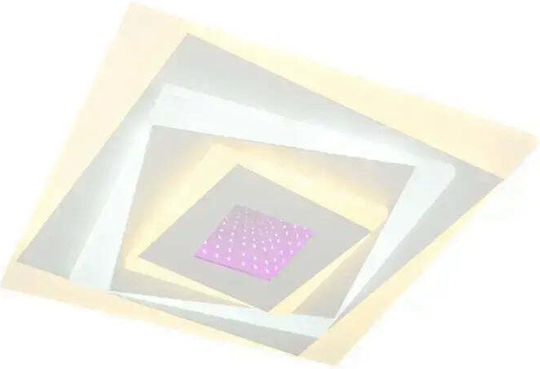 Alista Home Πλαφονιέρα Οροφής Λευκή με Ενσωματωμένο LED
