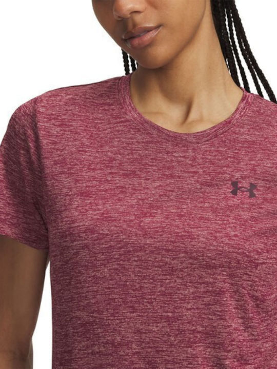 Under Armour Twist T-Shirt Μπορντό