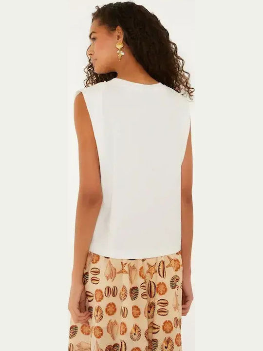 Women's Sports Crop T-shirt Fast Drying White