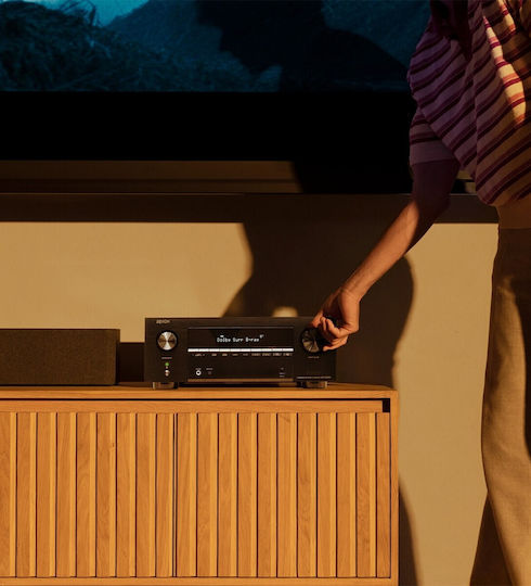 Denon AVC-X3900H Home Cinema Amplifier 4K/8K 9.4 Channels with Dolby Atmos Black