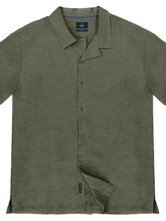 Double Herrenhemd Relaxed Fit Khaki Double Herrenhemd Relaxed Fit Khaki