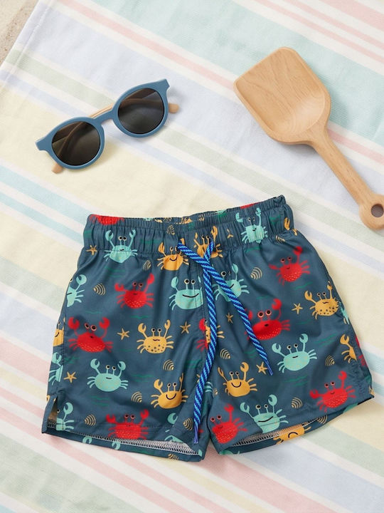 Crool Kids Swimwear Blue Swim Shorts