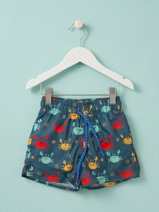 Crool Kids Swimwear Blue Swim Shorts