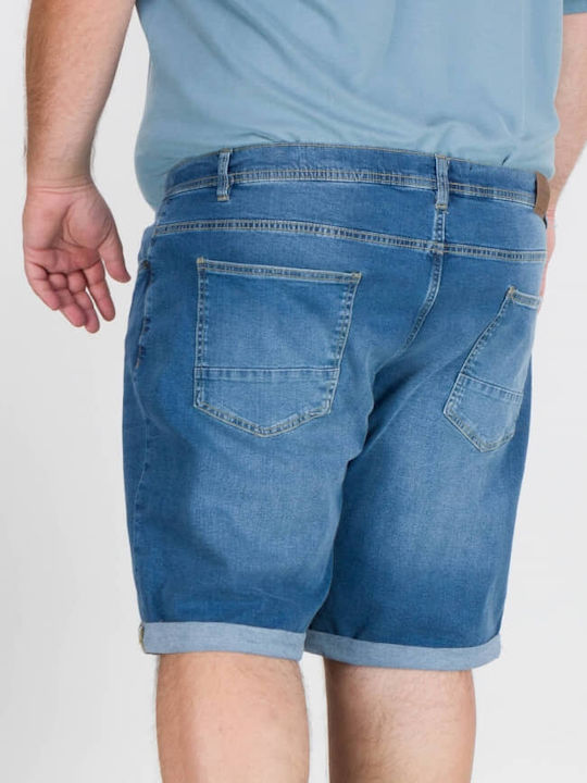 Herren Denim Shorts Blau