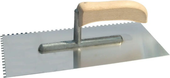 Mega Trowel Inox Danturat cu Mâner de Lemn 61651
