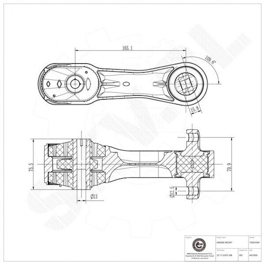 Πίσω Βάση Κινητήρα Bmw 2 X1 Mini One D Cooper D S 22116875188