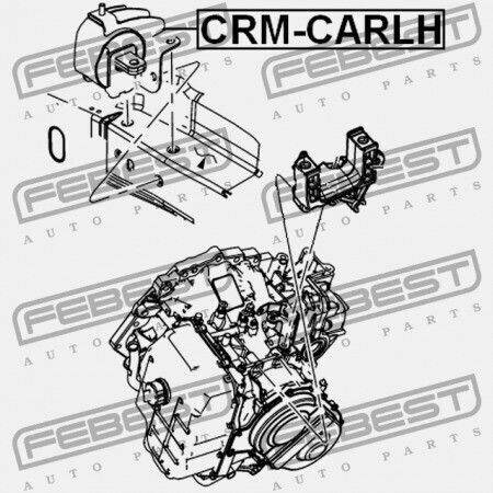 Αριστερό Μαξιλάρι Κινητήρα Chrysler Voyager V 2007-2016 04880383aa