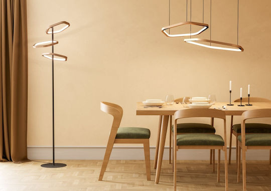 Eglo Estrella LED-Stehlampe H 160 x L 53 cm mit Warm- bis Kaltweiß 3500 lm
