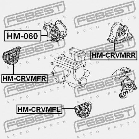 Μαξιλάρι Κινητήρα Πίσω Honda Cr-v Rd1 1996-2001 Gn 50810-st7-000