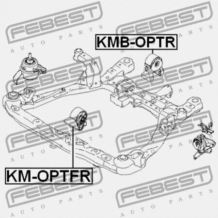 Μαξιλάρι Πίσω Κινητήρα Kia Optima Magentis 09 2009 Gen 21930-2g000