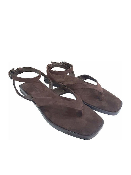 Women's Flat Sandals Brown