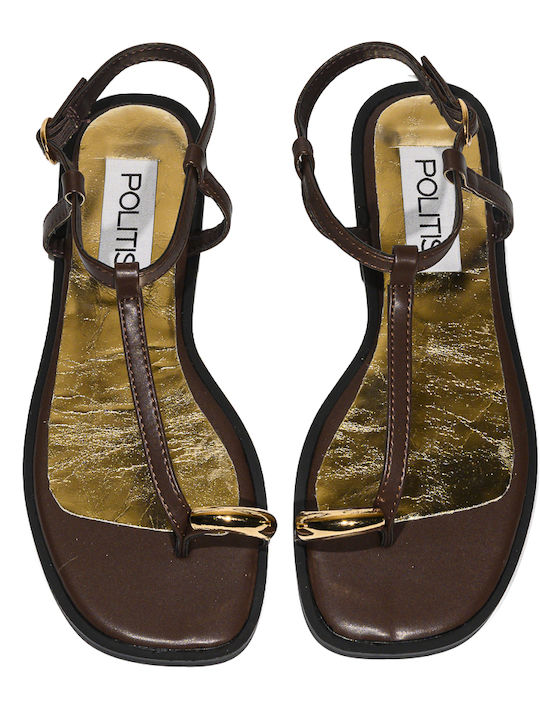 Leather Women's Anatomic Brown Sandals