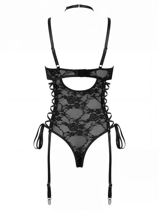Spx1043 Sexy Bodysuit Schwarz