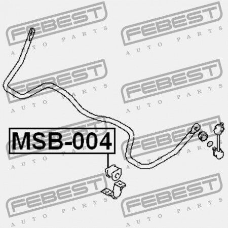 Μπουλόνι Σταθεροποιητή Πίσω Mitsubishi Pajero Monterolong V90 2006.08 G Xp Mr418547