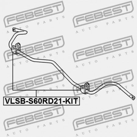 Rear Stabilizer Bearing Kit Volvo V70 2000-2008 9173811