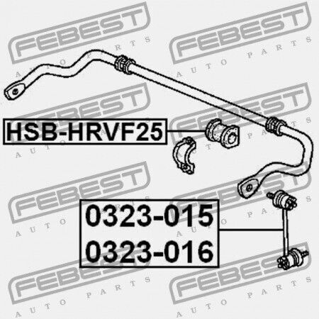 Μπροστινός Δακτύλιος Σταθεροποιητή Honda Hr-v Gh4 2000-2005 Eu 51306-s2h-023