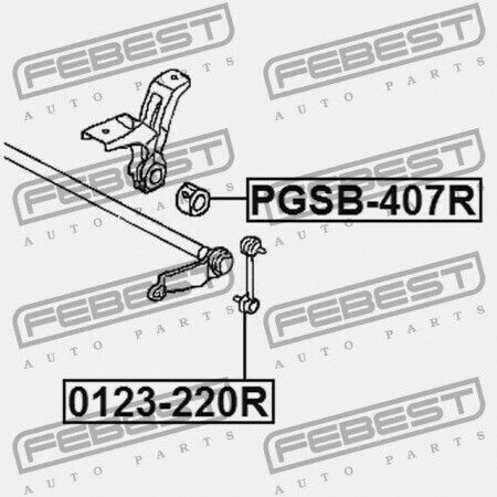 Заден Пръстен На Стабилизатор Peugeot 407 2004-2010 5171.15