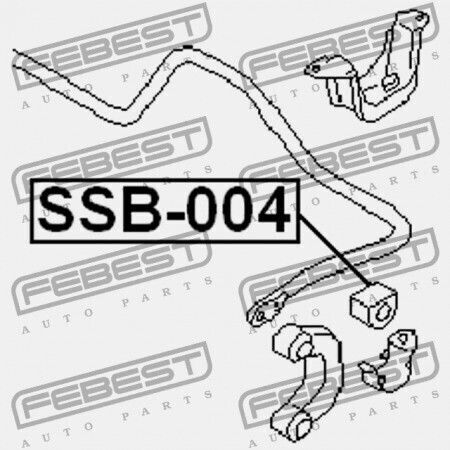 Febest Vorderfrontsystem Subaru Impreza G11 2000.02-2007.04 Jp 20401-fa000