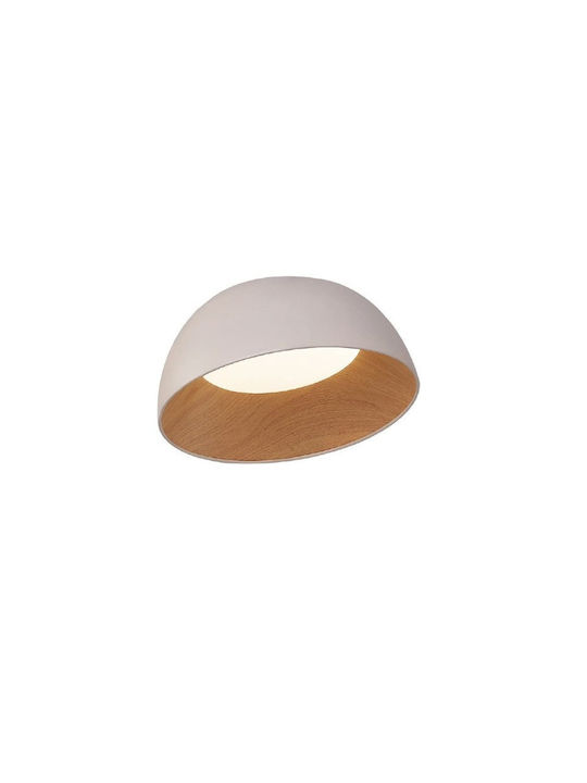 Sun Light Plafonieră de Tavan Bej cu LED Integrat și Telecomandă